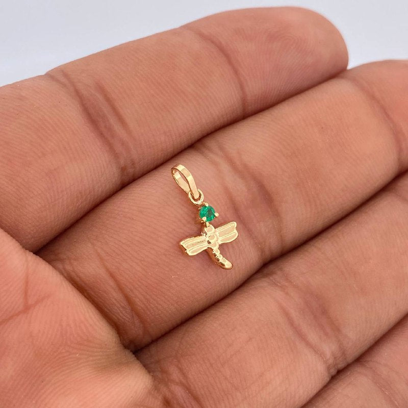 Dragonfly Pendant GD 0.3gr / 3/4 in / 18K Gold