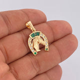 Horse Horseshoe Pendant 3.05gr / 1.1in 18K Gold $