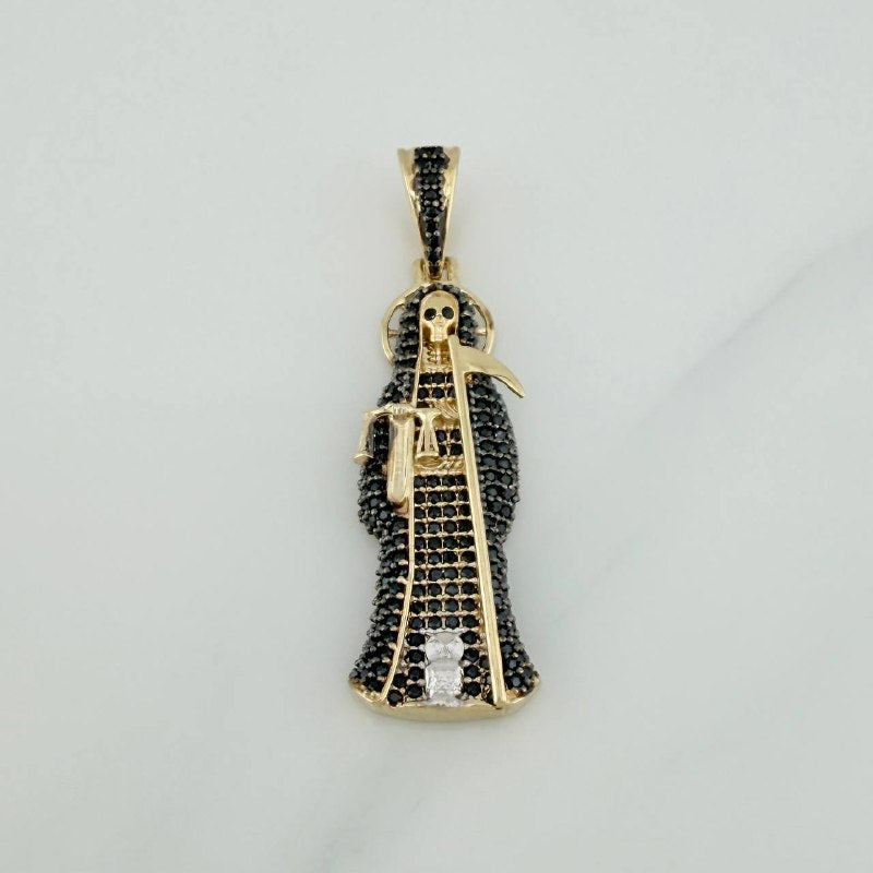 Dije Santa Muerte 6.5 g / 1 3/4 in Tres Oros 18K