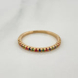 Anillo Churumbela 1.35gr /  T6 / Oro Amarillo 18K &