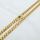 Cadena Cubana Infinito 19.4 g / 24 in / 4.8 mm Oro Amarillo 18K