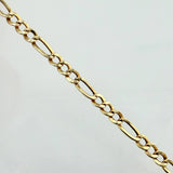 Cadena Figaro 17.45gr / 25 1/2 in / 5.6mm Oro Amarillo +1 18K ©
