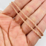 Rope Chain 3.8g / 24 in / 2.15mm 18K Rose Gold