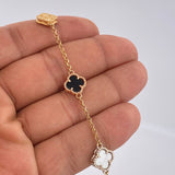 Clover Bracelet Roll-On 8.4gr / 20.5cm / Three Golds Nac.Esp. 18K &
