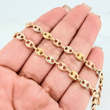 Anklet Gc 6.25 g / 10 1/2 in / 5.25 mm Three Golds 18K