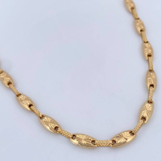 Cadena Capullo 11.05gr / 20 in / Oro Amarillo 18K &