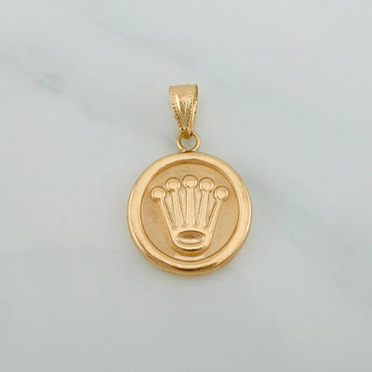 Dije Corona 1.15gr / 1 in / Oro Amarillo 18K %