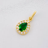 Dije Lagrima 1.6g / 3/4 in Oro Amarillo 18K