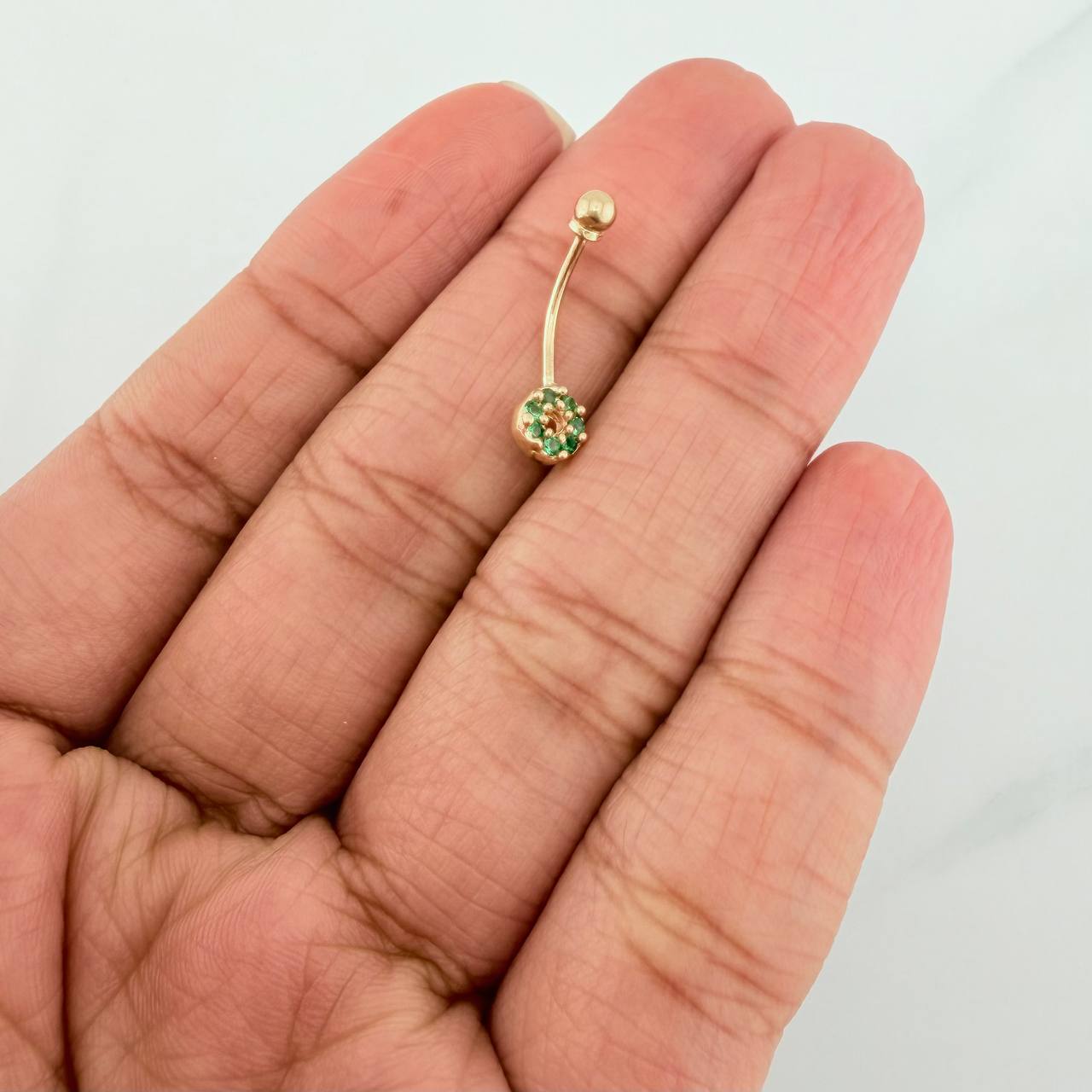 Navel Piercing Circle 0.6 g / 3/4 in 18K Yellow Gold