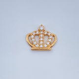 Herraje Corona 0.45gr / 1/2 in / Oro Amarillo 18K &