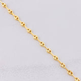 Tobillera GC 2.6g / 9 3/4 in / 3.2mm Oro Amarillo 18K