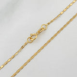 Cadena Escalera Plana 2.2 g / 19 3/4 in / 1.6 mm Oro Amarillo 18K