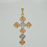 Dije Cruz Trebol 7.3 g / 2 1/2 in Tres Oros 18K