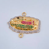 Charm Virgin Guadalupe 4.3gr / 1.0in / 18K Gold $