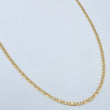 Cadena Escalera Plana 1.25gr / 15 3/4 in / 1.4mm Tres Oros +3 18K %