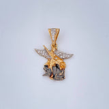 Pendant San Miguel 2.85gr / 1.1in / Three Golds 18K $