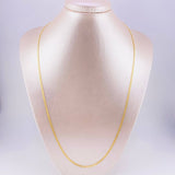 Cadena Cadena China 1.85g / 18 in / 1.1mm Oro Amarillo 18K