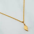 Set Cadena Lazo + Dije Ala / 1,15 gr / 17 3/4 in Oro Amarillo 18K