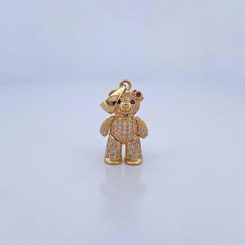 Articulated Bear Pendant 4.5gr / 3cm / 18K Gold &