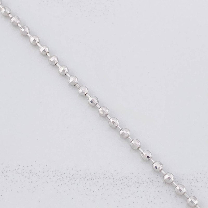 Bracelet Militar 5.5g / 7 3/4 in / 2.9mm White Gold 18K