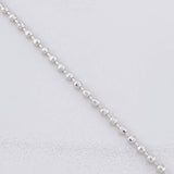 Bracelet Militar 5.5g / 7 3/4 in / 2.9mm White Gold 18K