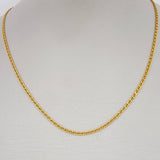 Cadena Escalera 2.6gr / 60cm / Oro Amarillo +3 18K $