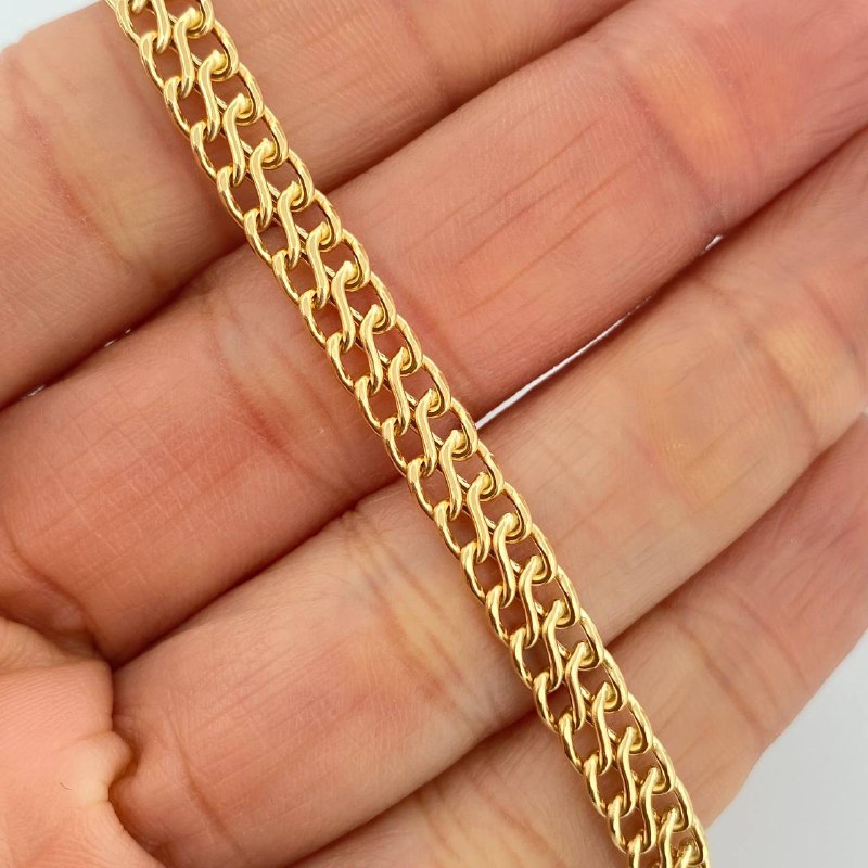 Pulso Sedusa 3.4gr / 7 1/2 in / 5.6mm Oro Amarillo +3 18K &