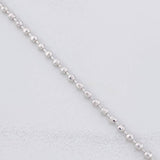 Pulso Militar 5.6g / 7 3/4 in / 2.9mm Oro Blanco 18K