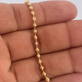 Military Anklet 7.8gr / 10.3in / 18K Gold $