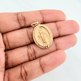 Pendant Miraculous Virgin 1.65 g / 1 1/4 in 18K Yellow Gold