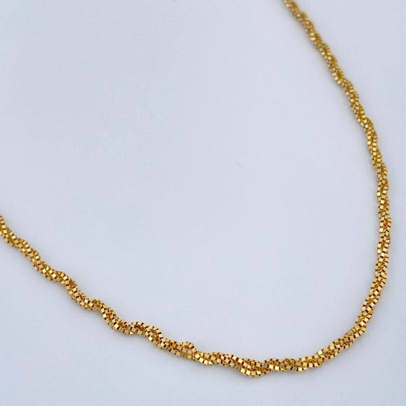 Braided Venetian Chain 3.15gr / 17.5in / 18K Yellow Gold +3 $