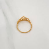 Ring 15'S Crown 1.9 g / T7 1/4 Yellow Gold 18K