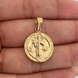 Dije San Benito 1.35gr / 1 in / Oro Amarillo 18K &