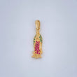 Pendant Virgin Guadalupe 2.05gr / 1.1in 18K Gold $