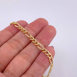 Pulso Fígaro 2.5g / 7 3/4 in / 4.4mm Oro Amarillo 18K