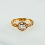Ring 15´S 2.25 g / T5 3/4 Two Yellow White Gold 18K