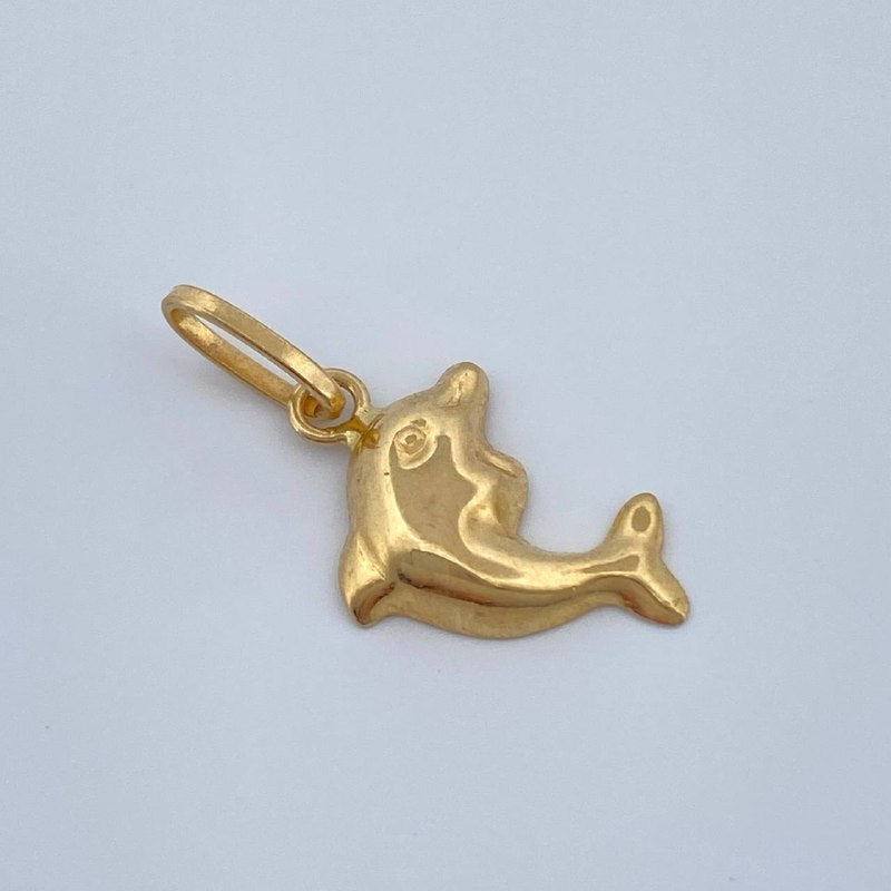 Dolphin Pendant 0.45gr / 3/4 in / 18K Gold
