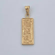 Pendant One Dollar 1.35gr / 1 1/4 in / 18K Yellow Gold &