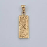 Pendant One Dollar 1.4gr / 1 1/4 in / 18K Gold Yellow