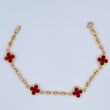 Bracelet Clover Gc 4gr / 7.1in / 18K Gold &