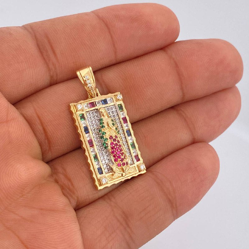 Dije Virgen Guadalupe 7.15gr / 3.5cm / Oro Amarillo 18K $