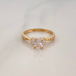 Solitaire Ring Churumbela 1.9 g / T5 Yellow Gold 18K