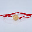Red Woven Bracelet San Miguel 0.95gr / 18K Gold &