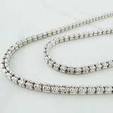 Cadena Ice 15.75 g / 23 3/4 in / 2.35 mm Oro Blanco 18K
