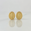 Topos Virgen Milagrosa 0.75 g / in / 6.2 mm Oro Amarillo 18K