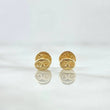 Stud Earrings Gc 5Mm 0.45 g / in / 5 mm Yellow Gold 18K