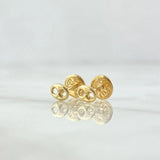 Stud Earrings Gc 5Mm 0.45 g / in / 5 mm Yellow Gold 18K