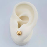 Topos Bola Lisa 5Mm 0.5 g / in / 5 mm Oro Amarillo 18K