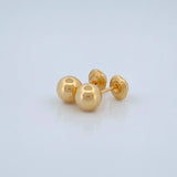 Topos Bola Lisa 5Mm 0.55 g / in / 5 mm Oro Amarillo 18K