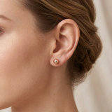 Topos Bola Diamantada 0.6g / in / 5mm Oro Rosa 18K
